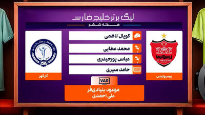کارشناسی داوری دیدار پرسپولیس - گل گهر