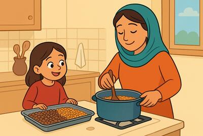 شام پرنده‌ها؛ قصه‌ای از آشپزخانه‌ی مامان