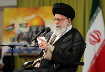  رهبر انقلاب: عملیات طوفان‌الاقصی واکنش غیورانۀ یک ملت علیه جنایت و درنده‌خویی بی‌حد رژیم صهیونیستی بود