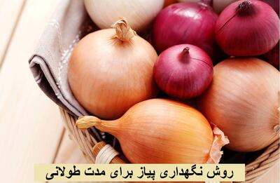 روش نگهداری پیاز برای مدت طولانی که سبز نشود و جوانه نزند