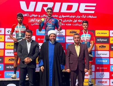 تیم پتروشیمی تبریز قهرمان مرحله اول لیگ برتر دوچرخه‌سواری جاده کشور شد