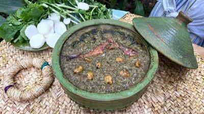 دستورالعمل پخت آش ترش گیلانی