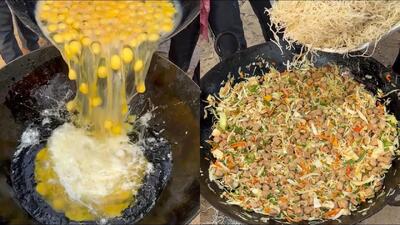 پخت ۳۰۰ عدد تخم مرغ توسط آشپز هندی که ۱۳ میلیون در فضای مجازی بازدید خورده!