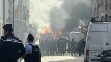 انفجار در نزدیکی دفتر نخست وزیری فرانسه