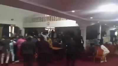 درگیری شدید میان نمایندگان پارلمان کنگو