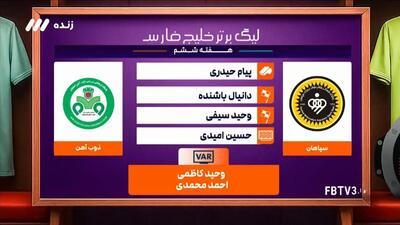 کارشناسی داوری بازی سپاهان ۰-۰ ذوب آهن