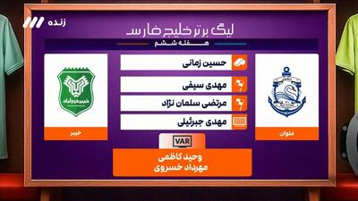 کارشناسی داوری بازی ملوان ۱-۰ خیبر