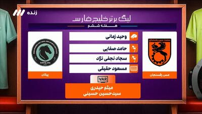کارشناسی داوری بازی مس رفسنجان ۲-۰ پیکان