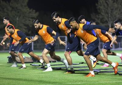 تمرین تیم ملی فوتبال ایران با یک مهمان ویژه