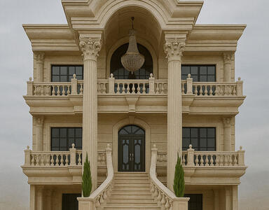 سنگ تراورتن در نماهای مدرن