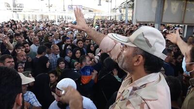 حضور پرشور زوار کربلا در آستانه روز عرفه در مرز مهران