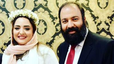 فیلم / علی اوجی: شب عروسیم رفته بودم ونیز فیلم ببینیم ... اصلا یادم رفته بود/ نرگس محکم ..../ منم جای نرگس بودم ....
