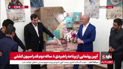 رونمایی از برنامه راهبردی ۸ ساله دوم فدراسیون کشتی با حضور پورمحمدی و دنیامالی