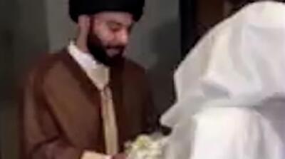 ماجرای ویدیوی جنجالی یک روحانی با عروس خاص