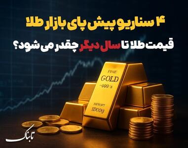 اینفوتابناک | قیمت طلا تا سال دیگر چقدر می‌شود؟