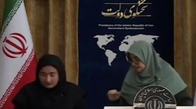 حال سخنگوی دولت وسط نشست خبری بد شد