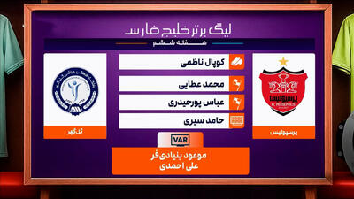 کارشناسی داوری پرسپولیس - گل‌گهر سیرجان