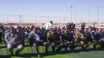 مراسم بزرگ گرامیداشت هفته نیروی انتظامی در روستای درونه بخش انابد + عکس