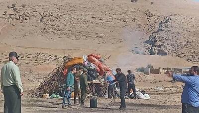 امحاء بیش از دو تن مواد مخدر در لرستان