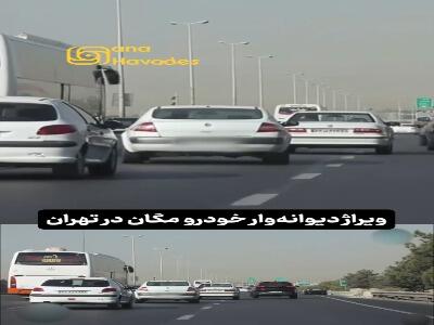 ویدئویی از ویراژ دیوانه‌وار خودرو مگان