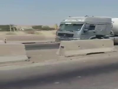 فیلم/ توقیف تانکر حمل گاز با راننده ۱۴ ساله!