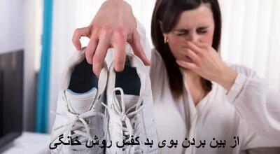 از بین بردن بوی بد کفش روش خانگی | رفع بوی بد کفش با جوش شیرین، چای کیسه ای و نمک