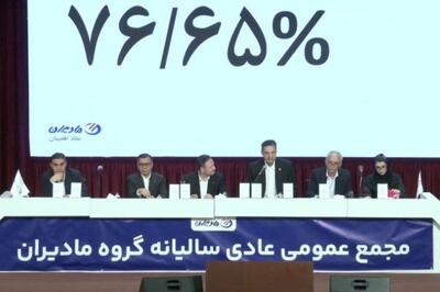 مجمع مادیران 7 تومان سود تقسیم کرد + فیلم مجمع