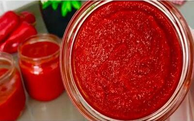 طرز تهیه رب فلفل در ۱ ساعت ، ساده ترین روش تهیه رب