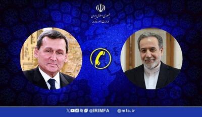 گفت‌وگوی تلفنی وزیران امور خارجه ایران و ترکمنستان