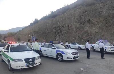 تردد خودروها از چالوس به کرج و تهران ممنوع شد