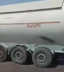 توقیف تانکر حمل گاز با رانندهٔ ۱۴ ساله!