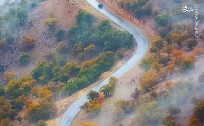 عکس/ پاییز در یکی از مرتفع‌ترین گردنه‌های ایران