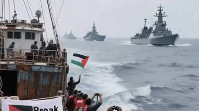 عضو پارلمان اروپا حاضر در ناوگان صمود: اسرائیلی‌ها ما را کتک می‌زدند