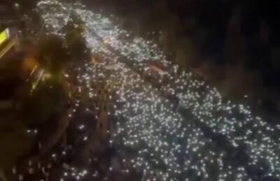 تصاویر هوایی از راهپیمایی بزرگ همبستگی با غزه در ترکیه