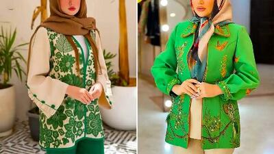 مانتو زنانه سبز؛ 15 ترکیب جذاب برای یک استایل روزانه خاص