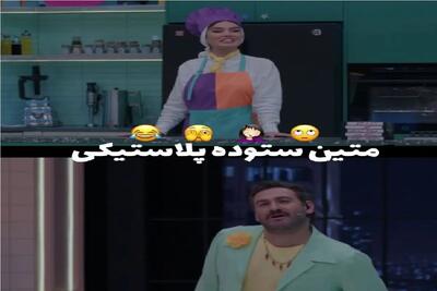 سکانس خندان/ نیما میگه ستوده همه چیش مصنوعیه خودش به خودش میگه ستوده پلاستیکی