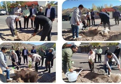 پویش کاشت نهال در روستای  پیرانج  بیرجند اجرا شد - تسنیم