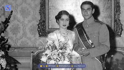 سفر در زمان| کارت عروسی لوکس محمدرضا پهلوی و فوزیه