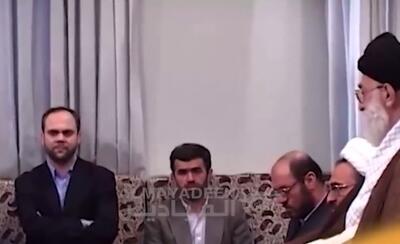 تصاویر دیده‌نشده از شهید صفی‌الدین در دیدار با رهبر انقلاب