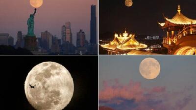 زیباترین تصاویر از اولین ابرماه سال
