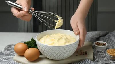 آموزش درست کردن مایونز خانگی در کمتر از 10 دقیقه (فیلم)