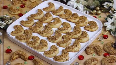 طرز تهیه شیرینی کنجدی نارگیلی