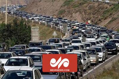 ترافیک سنگین در محورهای شمالی کشور