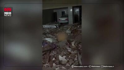 انفجار ناشی از نشت گاز در یک مجتمع مسکونی + فیلم