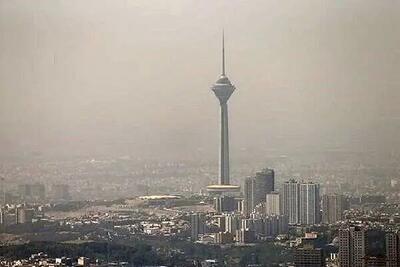 هوای تهران نارنجی شد
