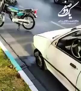 پلیس پایتخت سارق خودرو را در تعقیب نفس‌گیر زمین‌گیر کرد