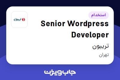 استخدام Senior Wordpress Developer در تریبون