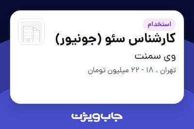  استخدام کارشناس سئو (جونیور) - خانم در وی سمنت