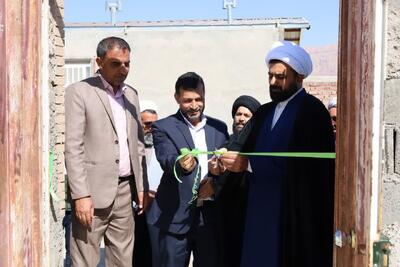 خانه عالم روستای جور با مشارکت مردمی و نهادهای حمایتی افتتاح شد