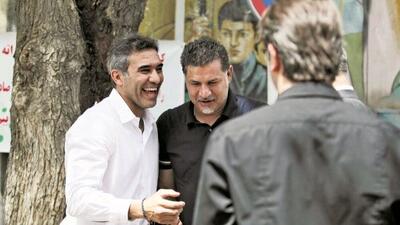 عکس سفر در زمان / علی دایی، عابدزاده، افشین پیروانی و حمید استیلی در نماز جمعه تهران   ابرستاره های فوتبال در دهه 70